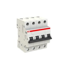 Автоматический выключатель ABB 4-полюсный SH204 C10 6кА (автомат электрический) 2CDS214001R0104