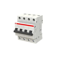 Автоматический выключатель ABB 4-полюсный SH204 C20 6кА (автомат электрический) 2CDS214001R0204