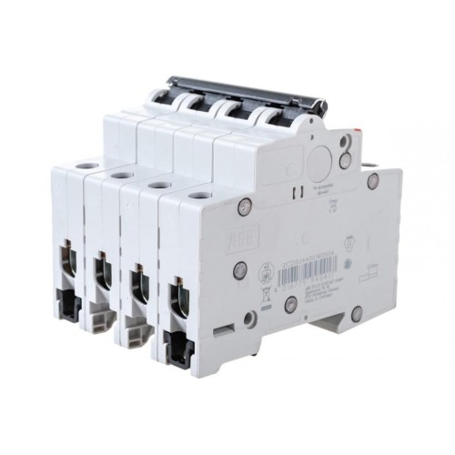 Автоматический выключатель ABB 4-полюсный SH204 C50 6кА (автомат электрический) 2CDS214001R0504
