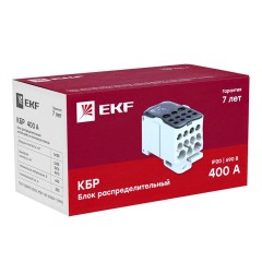 Блок распределительный КБР 400A на DIN-рейку и монтажную панель EKF PROxima