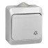 KA10-041C - ЭТЮД IP44 О/У ВЫКЛЮЧАТЕЛЬ с самовозвратом 10 АХ,СЕРЫЙ, Россия, Systeme Electric