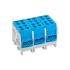 Клемма распределительная КСР 100А 2x25/2x16 с двойным винтом синяя EKF PROxima