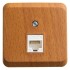 KOMA-001T - ЭТЮД О/У компьютерная РОЗЕТКА RJ45 кат.5е, БУК, Россия, Systeme Electric