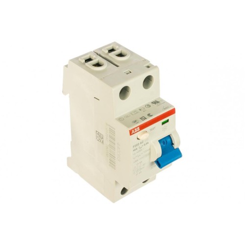 УЗО ABB F202 AC-40/0,3 2-х полюсное тип AC 40A 300mA 2 модуля (ВДТ) 2CSF202001R3400