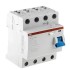 УЗО ABB F204 A-40/0,03 4-х полюсное тип A 40A 30mA 4 модуля (ВДТ) 2CSF204101R1400