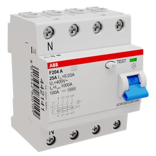 УЗО ABB F204 AC-25/0.03 25А 30mA (АС)  2CSF204001R1250