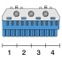 Клеммник самозажимной ABB N11x4+3x25мм ZK113B 1SPE007715F9704