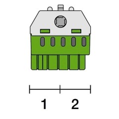 Клеммник самозажимной ABB PE 5x4+1x25мм ZK51G 1SPE007715F9712