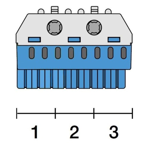 Клеммник самозажимной ABB N8x4+2x25 мм ZK82B 1SPE007715F9703